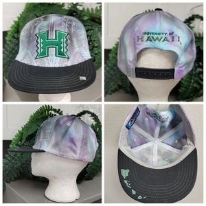 University Of Hawaii Rainbow Warriors Custom Tie-Dye Snapback Hat